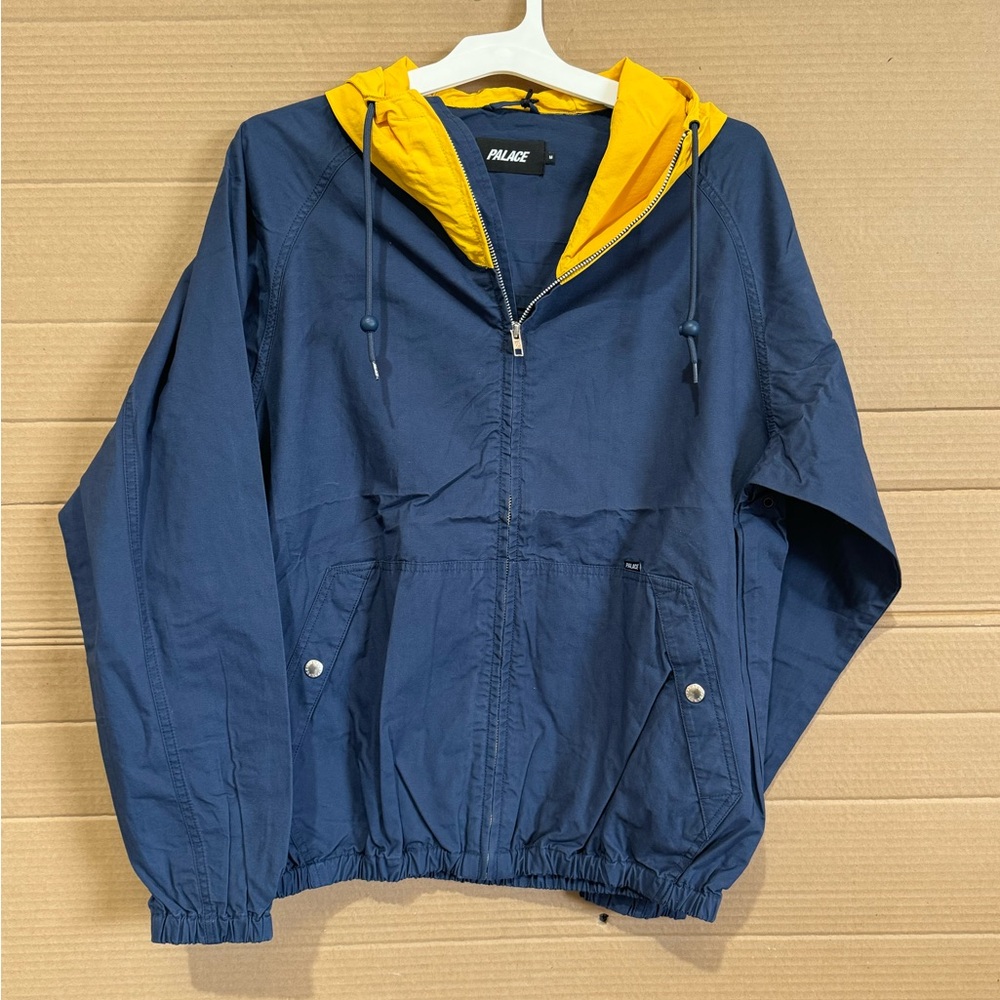 Palace international windbreaker blue and yellow brand new with tags